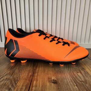 Nike Mercurial Vapor 12 Club MG/FG Mens Sz 11 Orange Soccer Cleats AH7378-810